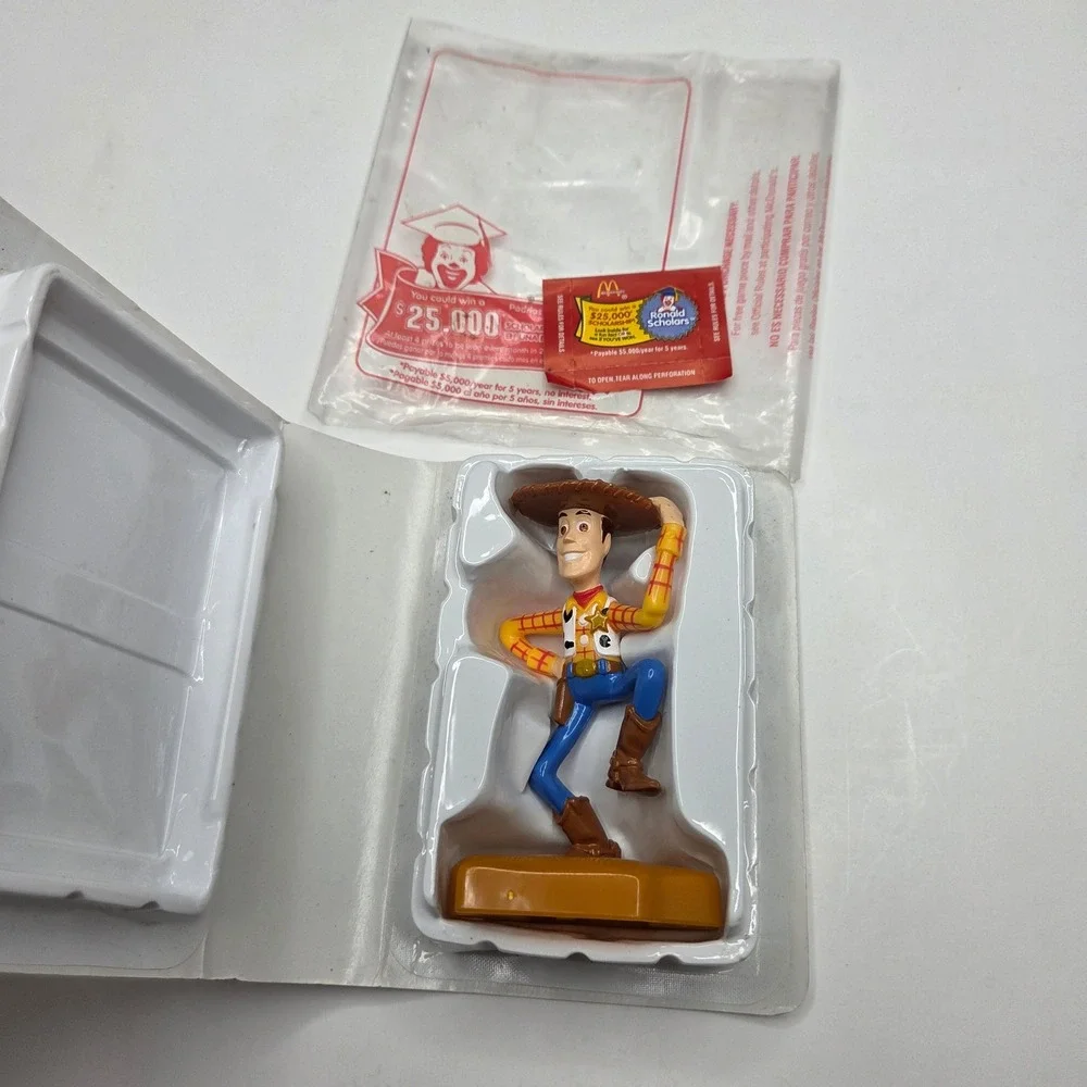 Disney Toy Story 2 Woody McDonald's Happy Meal Toy Vintage 2000 Figure Case